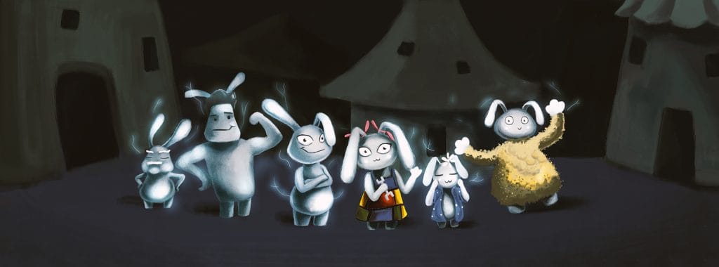 All the dust bunnies hanging out in the Clump